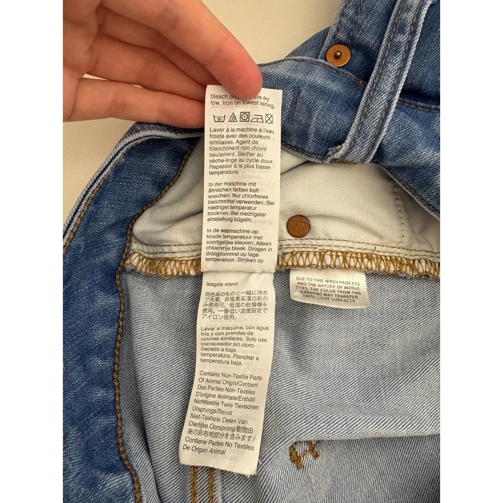 Madewell Women Size 35 Blue Cali Demi-Boot Jeans - Picture 10 of 14